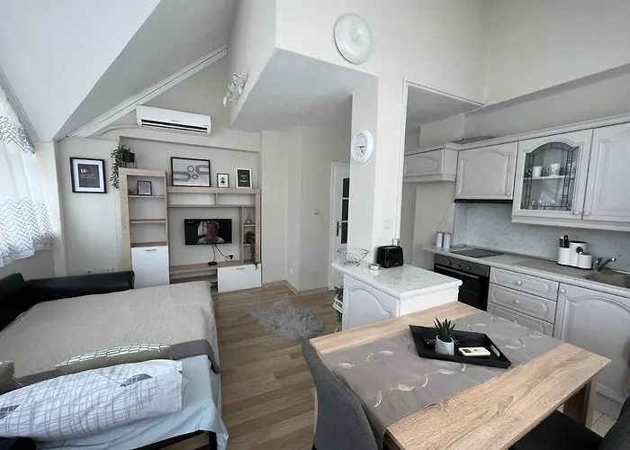 център с паркинг за нормална до средно голяма кола Apartment *